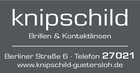 Anzeige Knipschild Brillen & Kontaktlinsen