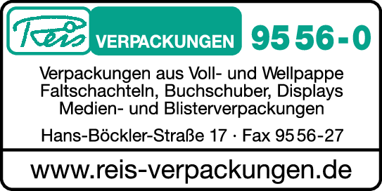 Anzeige Reis-Verpackungen