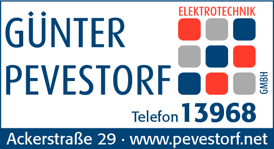 Anzeige Pevestorf Günter Elektrotechnik GmbH