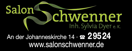 Anzeige Salon Schwenner Inh. Sylvia Dyer e. K. Friseur