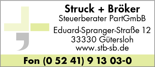 Anzeige Struck + Bröker Steuerberater PartGmbB