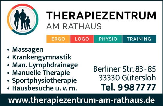 Anzeige Therapiezentrum am Rathaus