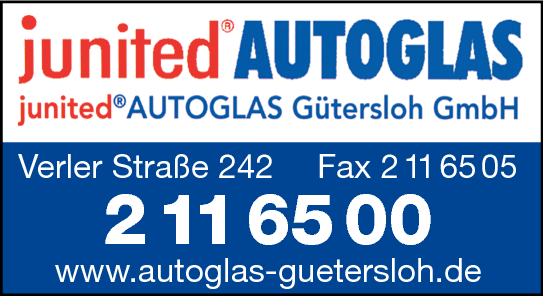 Anzeige junited AUTOGLAS Gütersloh GmbH