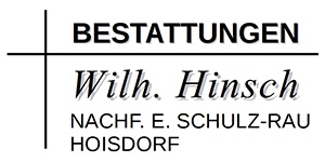 Kundenlogo von Bestattungen Hinsch Nachf. E.Schulz-Rau Kundenlogo von Bestattungen Hinsch Nachf. E.Schulz-Rau