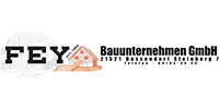 Kundenlogo Fey Bauunternehmen GmbH seit 1964