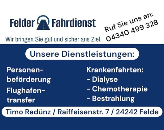 Kundenbild groß 1 Felder Fahrdienst - Timo Radünz