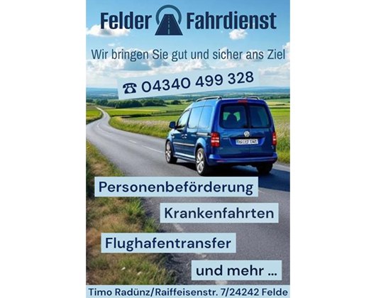Kundenbild klein 2 Felder Fahrdienst - Timo Radünz