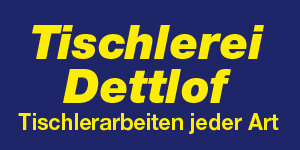 Kundenlogo von Tischlerei Dettlof Bau- und Möbeltischlerei Kundenlogo von Tischlerei Dettlof Bau- und Möbeltischlerei
