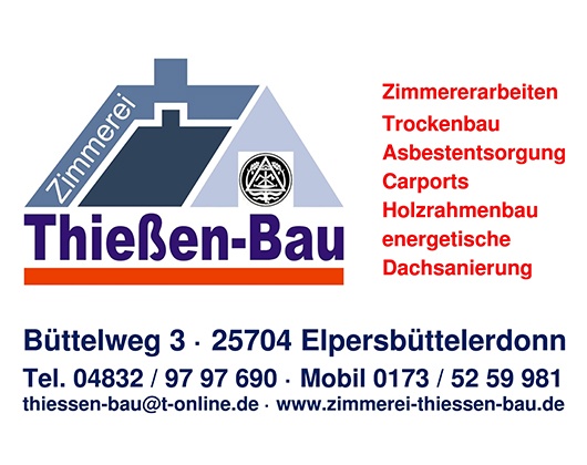 Kundenbild groß 1 Thießen-Bau Stefan Thießen Zimmerei