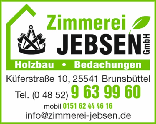 Kundenbild groß 1 Zimmerei Jebsen GmbH Holzbau-Bedachungen