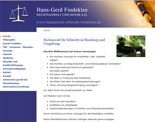 Kundenbild groß 1 Hans-Gerd Findeklee Rechtsanwalt und Notar a.D.