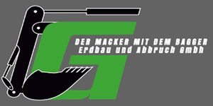 Kundenlogo von Der Macker mit dem Bagger Erdbau und Abbruch GmbH