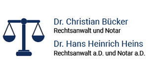 Kundenlogo von Bücker Christian Dr. - Rechtsanwalt & Notar - Rechtsanwalt & Notar