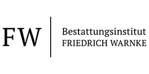 Kundenlogo von Bestattungsinstitut Warnke Friedrich e.K. Kundenlogo von Bestattungsinstitut Warnke Friedrich e.K.