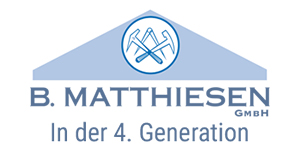 Kundenlogo von Matthiesen B. GmbH Dachdeckerei Bauklempnerei Fassadenbau Asbestsanierung