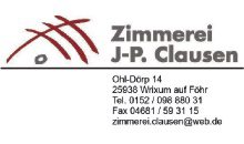 Kundenlogo von Zimmerei J.-P. Clausen