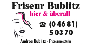 Kundenlogo von Bublitz Andrea Friseurmeisterin Kundenlogo von Bublitz Andrea Friseurmeisterin