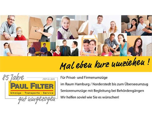 Kundenbild klein 2 Paul Filter Möbelspedition GmbH Möbelspedition