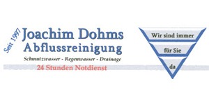 Kundenlogo von Dohms Joachim Abflußreinigung