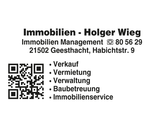 Kundenbild groß 1 Wieg Holger Immobilien