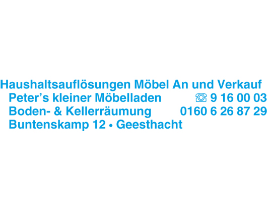 Kundenbild groß 1 Peters kleiner Möbelladen Haushaltsauflösungen An- und Verkauf