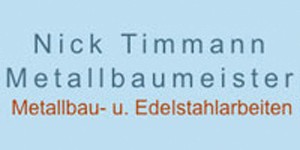 Kundenlogo von Timmann Nick Metallbau Edelstahlarbeiten Kundenlogo von Timmann Nick Metallbau Edelstahlarbeiten