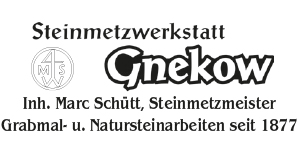 Kundenlogo von Steinmetzwerkstatt Gnekow Inh. Marc Schütt Grabmale - Naturstein