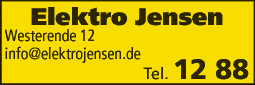 Anzeige Elektro Jensen Elektroinstallation
