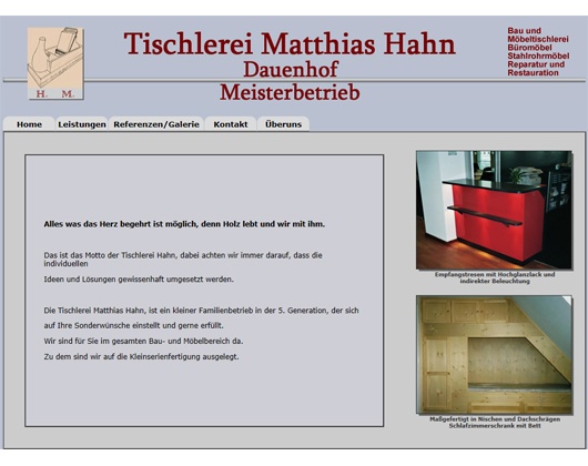 Kundenbild groß 1 Hahn Matthias Tischlerei