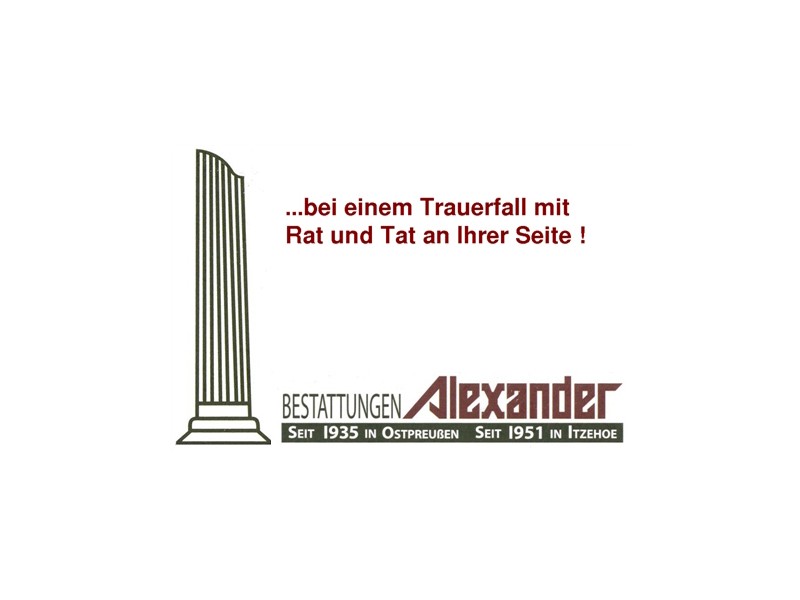 Kundenbild groß 1 Alexander, Wolfgang Bestattungen, Familienbetrieb seit 1935