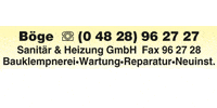 Kundenlogo Böge Sanitär- u. Heizung GmbH