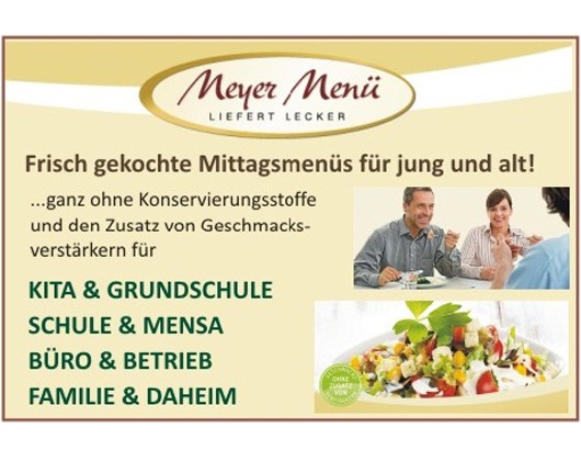 Kundenbild groß 1 Meyer Menü GmbH Essenbringdienst