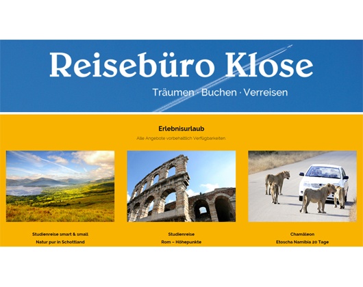 Kundenbild groß 1 Reisebüro Klose Inh. Bernd Klose