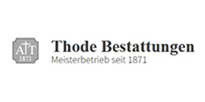 Kundenlogo von Adolf Thode OHG Bestattungen