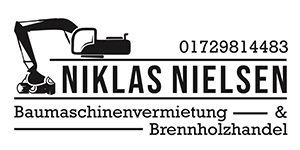 Kundenlogo von Baumaschinenvermietung & Brennholzhandel Niklas Nielsen