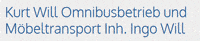 Kundenlogo Will, Kurt Fahrschule,Omnibusbetrieb Inh. Ingo Will Kundenlogo Will, Kurt Fahrschule,Omnibusbetrieb Inh. Ingo Will