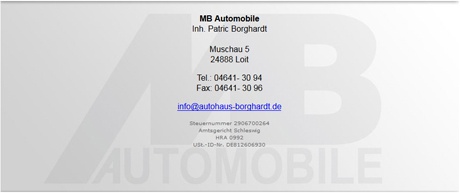 Kundenbild groß 1 MB-Automobile Autohaus Borghardt Inh. Patric Borghardt