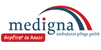 Kundenlogo medigna - ambulante Pflege GmbH