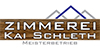Kundenlogo von Zimmerei Kai Schleth