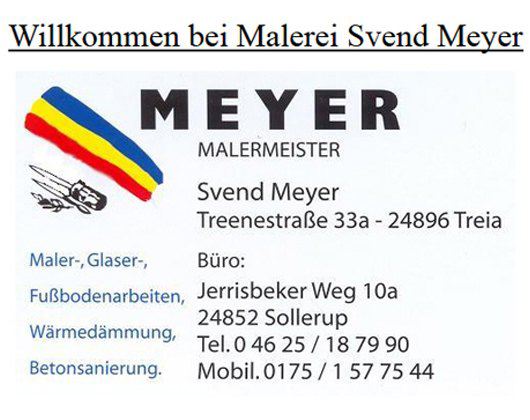 Kundenbild groß 1 Meyer Svend Malermeister