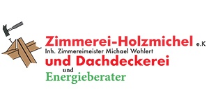Kundenlogo von Zimmerei-Holzmichel e.K. Meisterbetrieb und Dachdeckerei Inh. Michael Wohlert