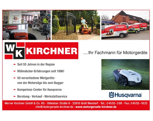 Kundenbild groß 1 Kirchner Werner GmbH & Co. KG Motorgerätehandel