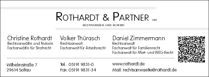 Kundenbild groß 1 Rothardt & Partner GbR Rechtsanwälte & Notarin