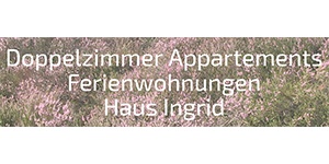 Kundenlogo von Pension Ingrid Ferienwohnungen Kundenlogo von Pension Ingrid Ferienwohnungen