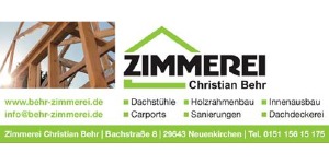 Kundenlogo von Behr Christian Zimmerei