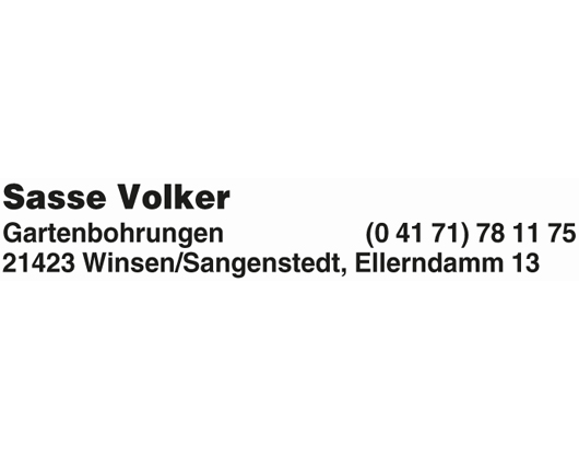 Kundenbild groß 1 Sasse Volker Brunnenbau