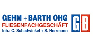 Kundenlogo von Gehm & Barth OHG Fliesenfachgeschäft