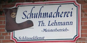 Kundenlogo von Schuhmacherei Thorsten Lehmann