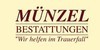 Kundenlogo von Bestattungen Münzel GmbH