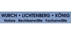 Kundenlogo von Wurch, Lichtenberg & König Notare und Rechtsanwälte